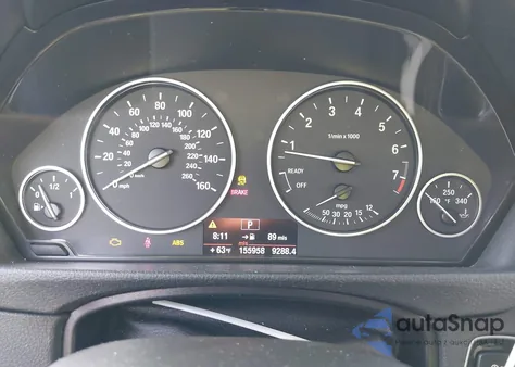 2013 BMW 328I из США, поврежденный, VIN WBA3C1C5XDF437392